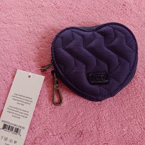 Lug Heart Pouch in Brushed Concord NWT